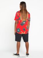 Z0ZR08225 Black Men Frickin Cross Shred Shorts Volcom Clothing - Image 4