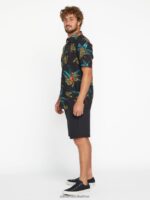 Z0ZR08225 Black Men Frickin Cross Shred Shorts Volcom Clothing - Image 6