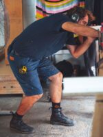 Z0ZR08226 Navy Men Workwear Caliper Work Shorts Volcom Clothing - Image 2