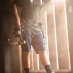 Z0ZR08226 Navy Men Workwear Caliper Work Shorts Volcom Clothing