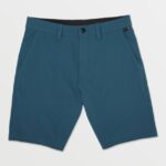 Z0ZR08227 Cruzer Blue Men Frickin Cross Shred Shorts Volcom Clothing