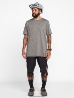 Z0ZR08229 Black Men Trail Ripper Shorts Volcom Clothing - Image 2