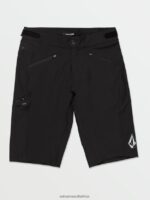 Z0ZR08229 Black Men Trail Ripper Shorts Volcom Clothing - Image 9