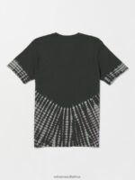 Z0ZR0822 Stealth Men Iconic Stone Dye Short Sleeve Tee Volcom Clothing - Image 2