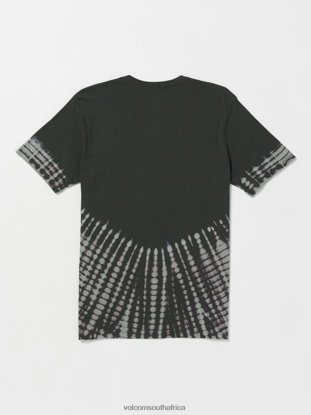 Z0ZR0822 Stealth Men Iconic Stone Dye Short Sleeve Tee Volcom Clothing - Image 3