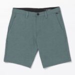 Z0ZR08230 Dark Slate Men Frickin Cross Shred Static Shorts Volcom Clothing