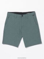 Z0ZR08230 Dark Slate Men Frickin Cross Shred Static Shorts Volcom Clothing