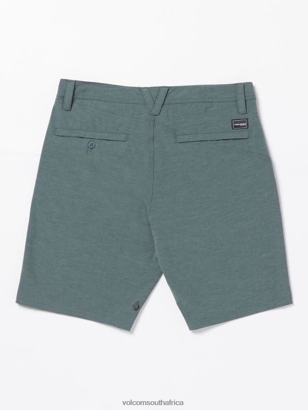 Z0ZR08230 Dark Slate Men Frickin Cross Shred Static Shorts Volcom Clothing - Image 3