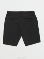 Z0ZR08231 Black Men Voltripper Hybrid Shorts Volcom Clothing - Image 2