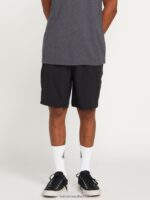 Z0ZR08231 Black Men Voltripper Hybrid Shorts Volcom Clothing - Image 5