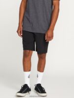 Z0ZR08231 Black Men Voltripper Hybrid Shorts Volcom Clothing - Image 7