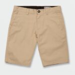 Z0ZR08232 Almond Men Frickin Modern Stretch Shorts Volcom Clothing