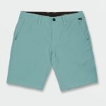 Z0ZR08233 Cali Blue Heather Men Frickin Cross Shred Static Shorts Volcom Clothing