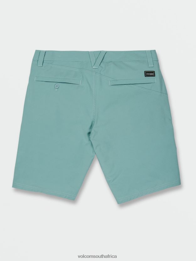 Z0ZR08233 Cali Blue Heather Men Frickin Cross Shred Static Shorts Volcom Clothing - Image 3