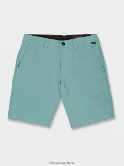 Z0ZR08233 Cali Blue Heather Men Frickin Cross Shred Static Shorts Volcom Clothing