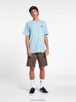 Z0ZR08234 Mushroom Men Frickin Chino Shorts Volcom Clothing - Image 6