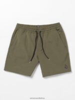 Z0ZR08236 Bison Men Understoned Hybrid Shorts Volcom Clothing