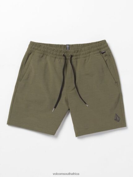 Z0ZR08236 Bison Men Understoned Hybrid Shorts Volcom Clothing