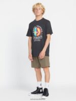 Z0ZR08241 Winter Moss Men Veeco Transit Shorts Volcom Clothing - Image 12