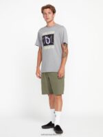 Z0ZR08241 Winter Moss Men Veeco Transit Shorts Volcom Clothing