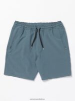 Z0ZR08242 Dark Slate Men Wrecpack Hybrid Shorts Volcom Clothing