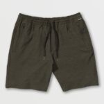 Z0ZR08243 Black Men Wrecpack Hybrid Shorts Volcom Clothing
