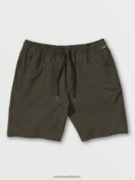 Z0ZR08243 Black Men Wrecpack Hybrid Shorts Volcom Clothing