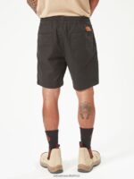 Z0ZR08244 Black Men Workwear Caliper Elastic Waist Shorts Volcom Clothing - Image 15