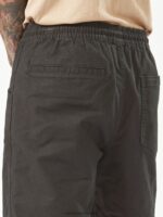 Z0ZR08244 Black Men Workwear Caliper Elastic Waist Shorts Volcom Clothing - Image 8