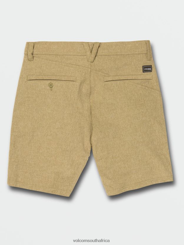 Z0ZR08245 Dark Khaki Men Frickin Cross Shred Static Shorts Volcom Clothing - Image 6