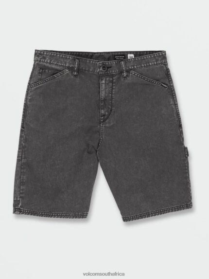 Z0ZR08246 Black Men Kraftsman Denim Shorts Volcom Clothing