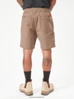 Z0ZR08247 Brindle Men Workwear Caliper Elastic Waist Shorts Volcom Clothing - Image 15