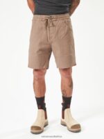 Z0ZR08247 Brindle Men Workwear Caliper Elastic Waist Shorts Volcom Clothing - Image 17