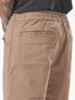 Z0ZR08247 Brindle Men Workwear Caliper Elastic Waist Shorts Volcom Clothing - Image 7