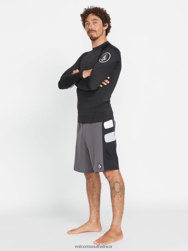 Z0ZR08248 Black Men Surf Vitals Yago Dora Trunks Volcom Clothing - Image 5