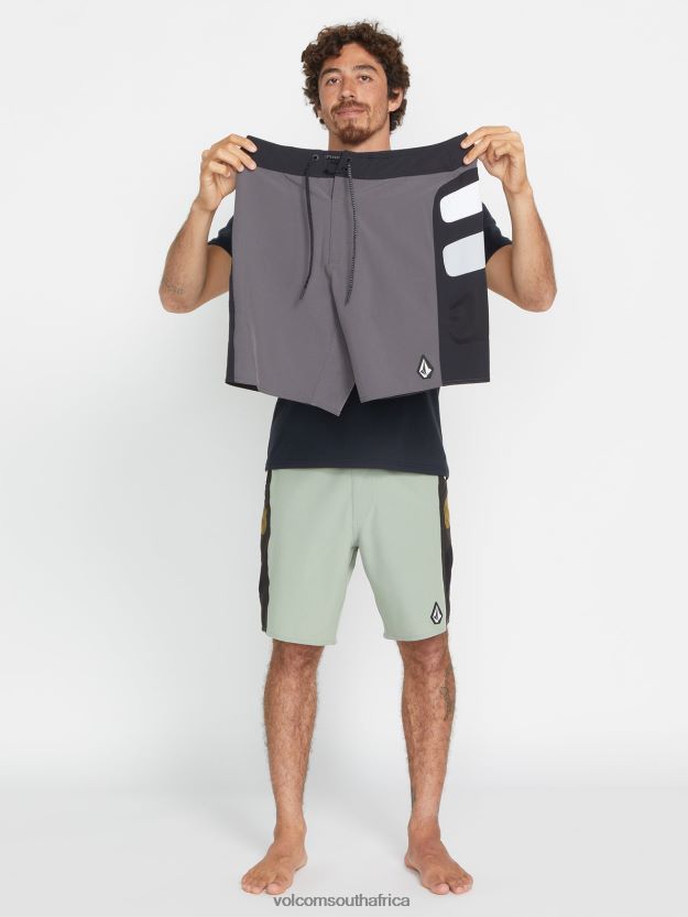 Z0ZR08248 Black Men Surf Vitals Yago Dora Trunks Volcom Clothing - Image 7