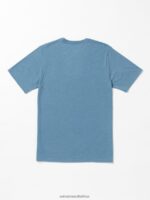 Z0ZR0824 Indigo Ridge Heather Men Visualizer Short Sleeve Tee Volcom Clothing - Image 3