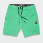 Z0ZR08252 Jungle Green Men Lido Solid Mod-Tech Trunks Volcom Clothing