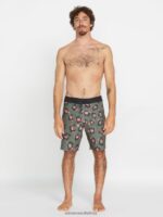 Z0ZR08255 Military Men Stone Party Animals Stoney Trunks Volcom Clothing - Image 7