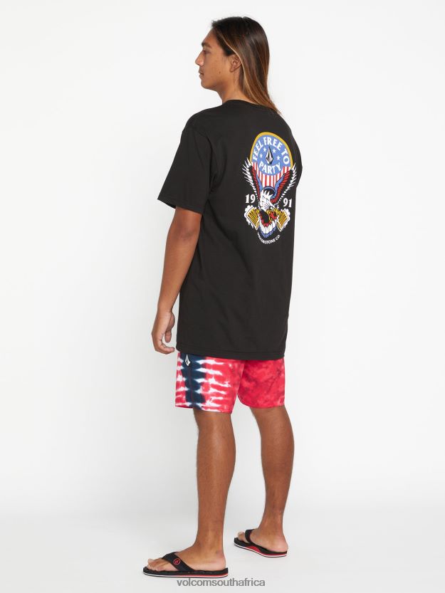 Z0ZR08256 Red Men Quatro De Julio Mod-Tech Trunks Volcom Clothing - Image 2