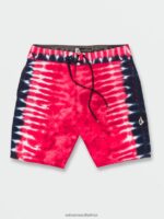 Z0ZR08256 Red Men Quatro De Julio Mod-Tech Trunks Volcom Clothing - Image 5