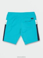 Z0ZR08257 Electric Blue Men Minxed Liberators Trunks Volcom Clothing - Image 3