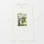 Z0ZR0825 Off White Men Hammered Short Sleeve Tee Volcom Clothing