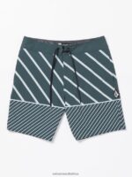 Z0ZR08260 Black Men Quarta Static Mod Trunks Volcom Clothing