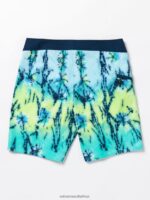 Z0ZR08262 Misty Blue Men Mod Batik Trunks Volcom Clothing - Image 2