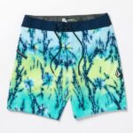 Z0ZR08262 Misty Blue Men Mod Batik Trunks Volcom Clothing