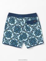 Z0ZR08264 Misty Blue Men Mod Magic Scallop Trunks Volcom Clothing - Image 2