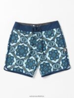 Z0ZR08264 Misty Blue Men Mod Magic Scallop Trunks Volcom Clothing