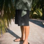 Z0ZR08266 Black Men Surf Vitals Balaram Stack Mod Trunks Volcom Clothing
