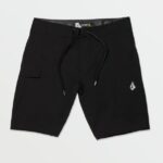 Z0ZR08268 Black Men Lido Solid Mod Trunks Volcom Clothing